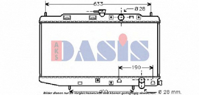 AKS DASIS 100321n -  Радиатор, охлаждение двигателя